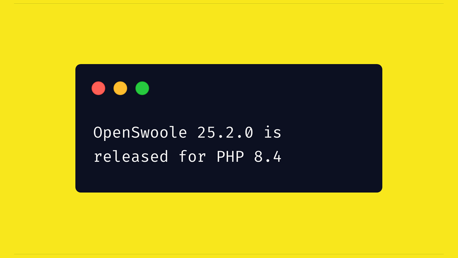 OpenSwoole 25.2.0 released with PHP 8.4 support